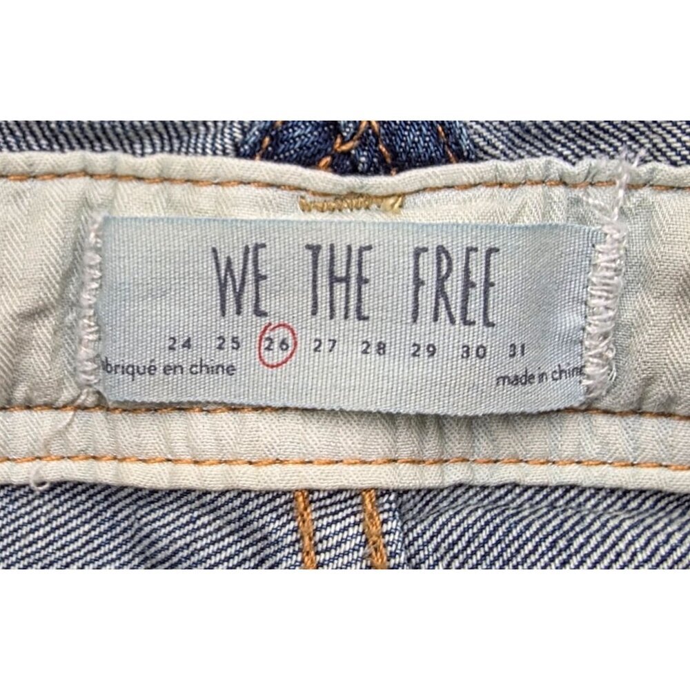 Women's - We The Free Denim Shortalls, Size 26 - Picture 5 of 8
